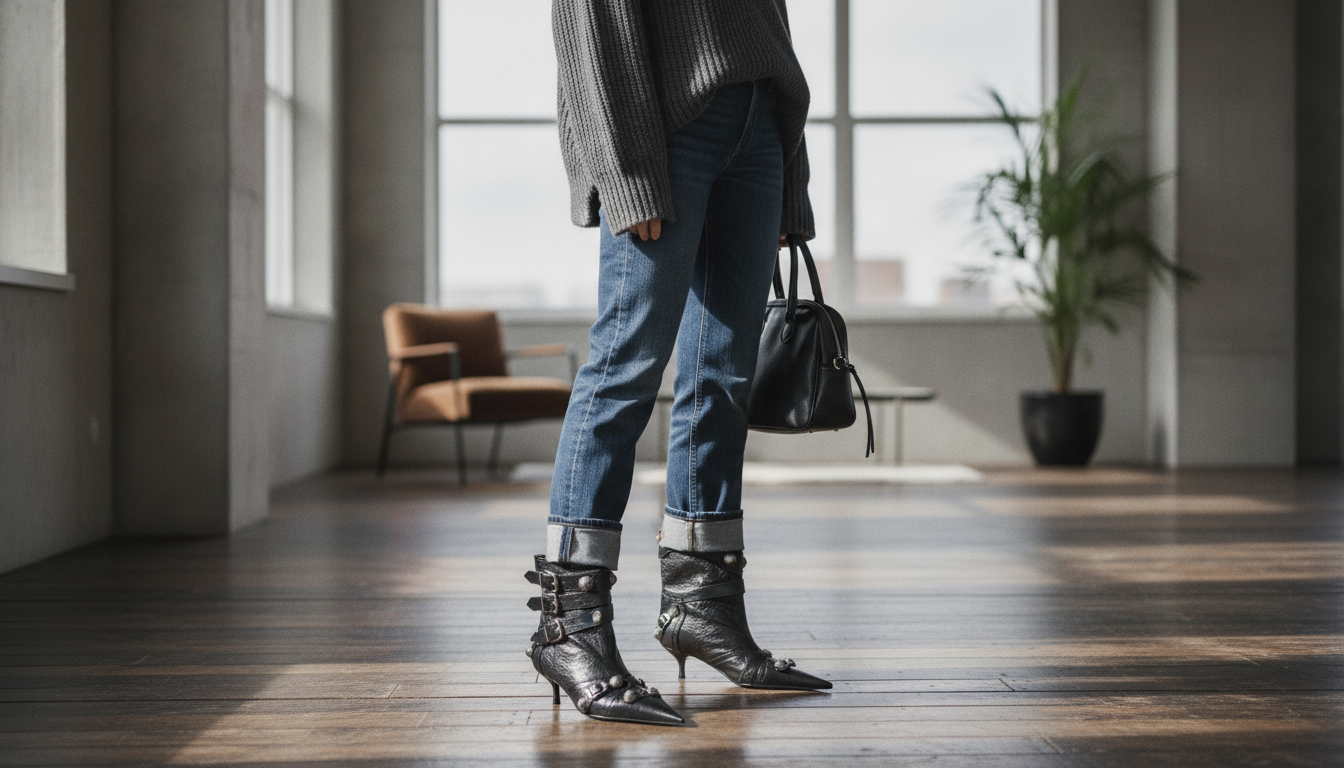 Balenciaga Cagole Ankle Boots: Leather, Hardware & Fit