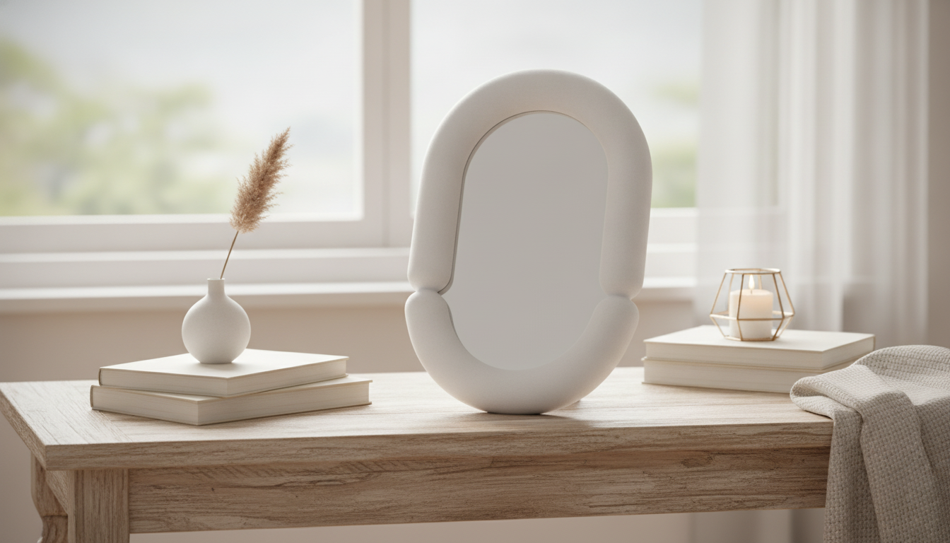 Irregular Oval Tabletop Mirror: Elegant Decor Styling Tips