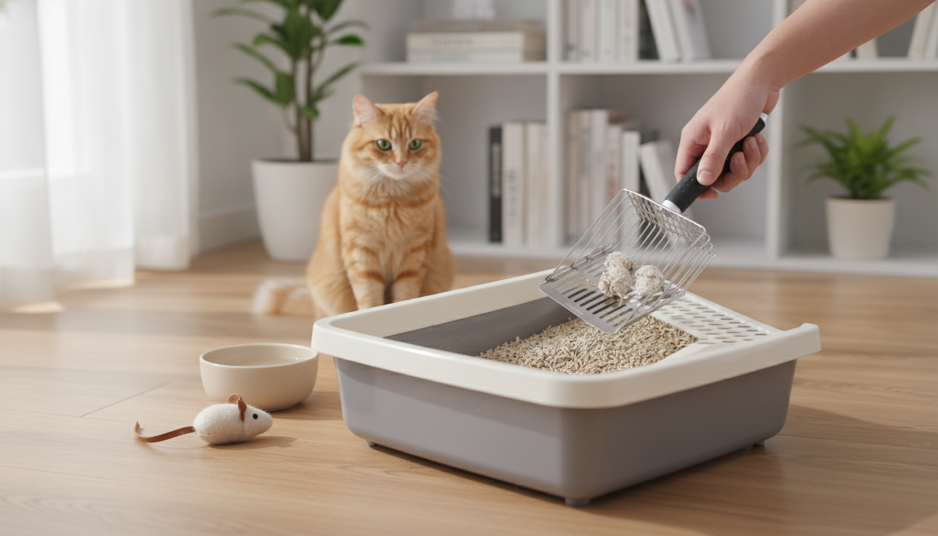 Stainless Steel Cat Litter Scoop: Fast Sifting, Less Mess