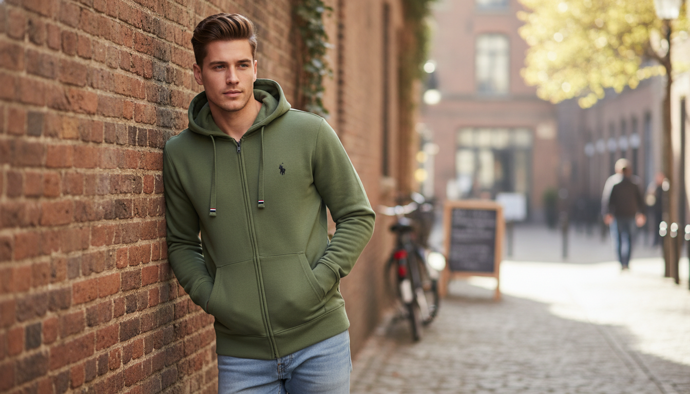 U.S. Polo Assn. Green Zip Hoodie: Men’s Fit & Styling