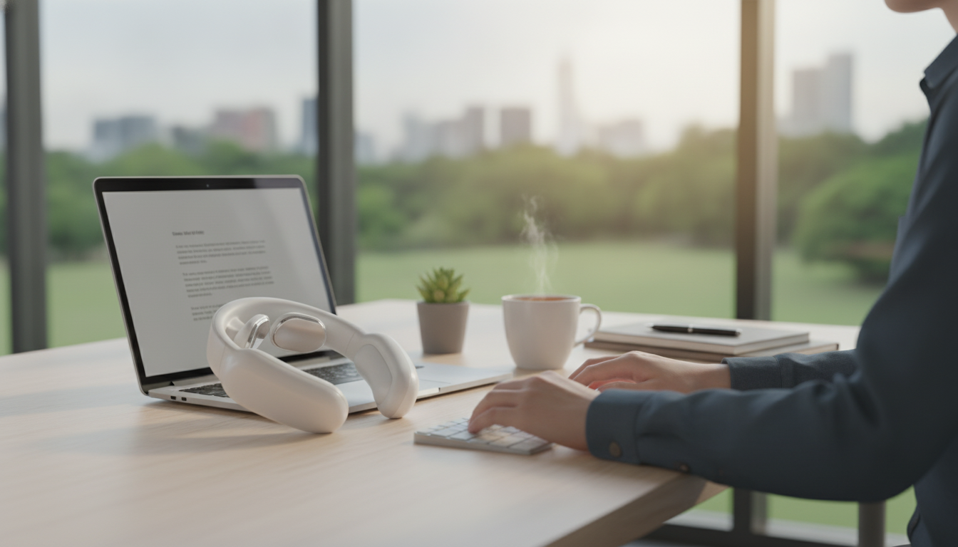 Wireless Electric Neck Massager for Desk-Day Relief