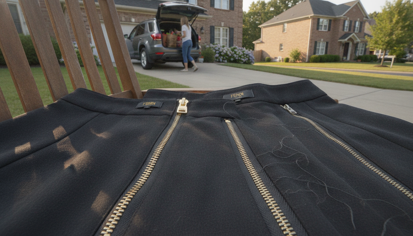 Real vs Fake Fendi Skirt: Labels, Stitching, Hardware